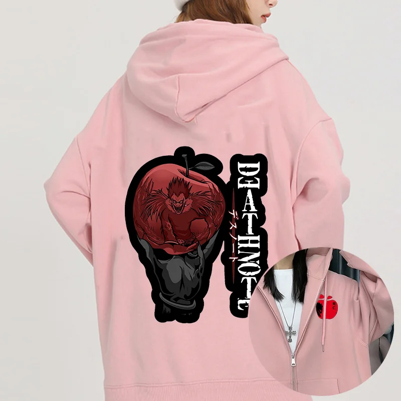 Anime DEATH NOTE Yagami Light Ryuk Print Hoodies Couple student street sports casual Hoodies