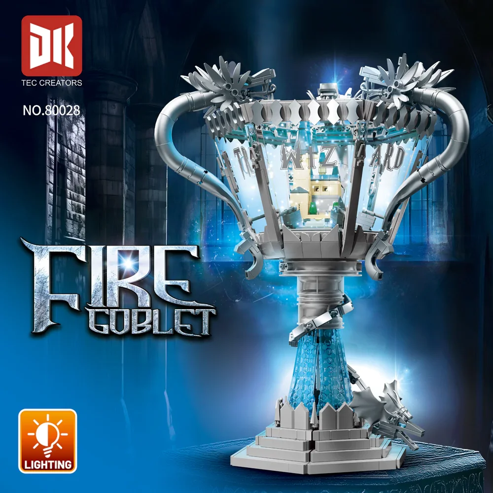 1169 قطعة MOC كأس النار اللبنات ماجيك فيلم Triwizard بطولة الكأس نموذج لتقوم بها بنفسك تجميعها اللعب جمع هدية