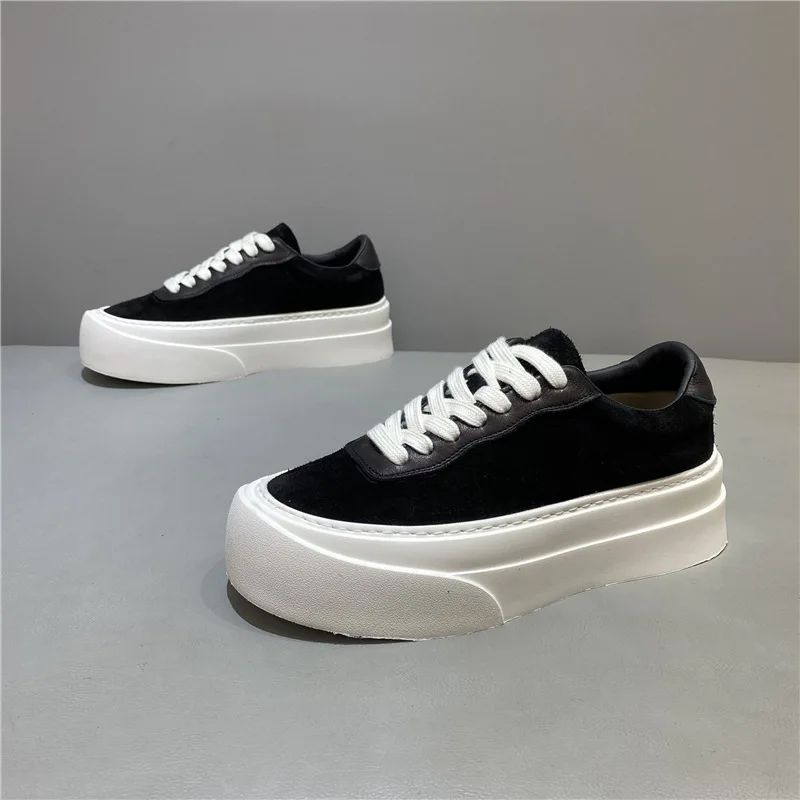 

Men's casual leather board shoes autumn breathable fur trend versatile men's shoes