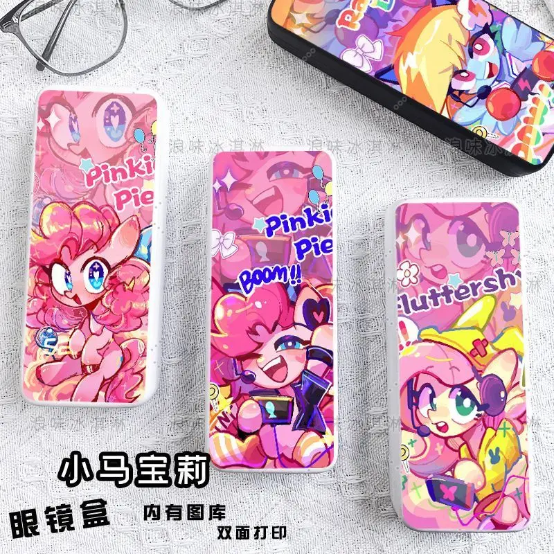 

My Little Pony Cute Cartoon Glasses Case Dash Applejack Fluttershy Pinkie Pie creative personality portable storage holiday gift