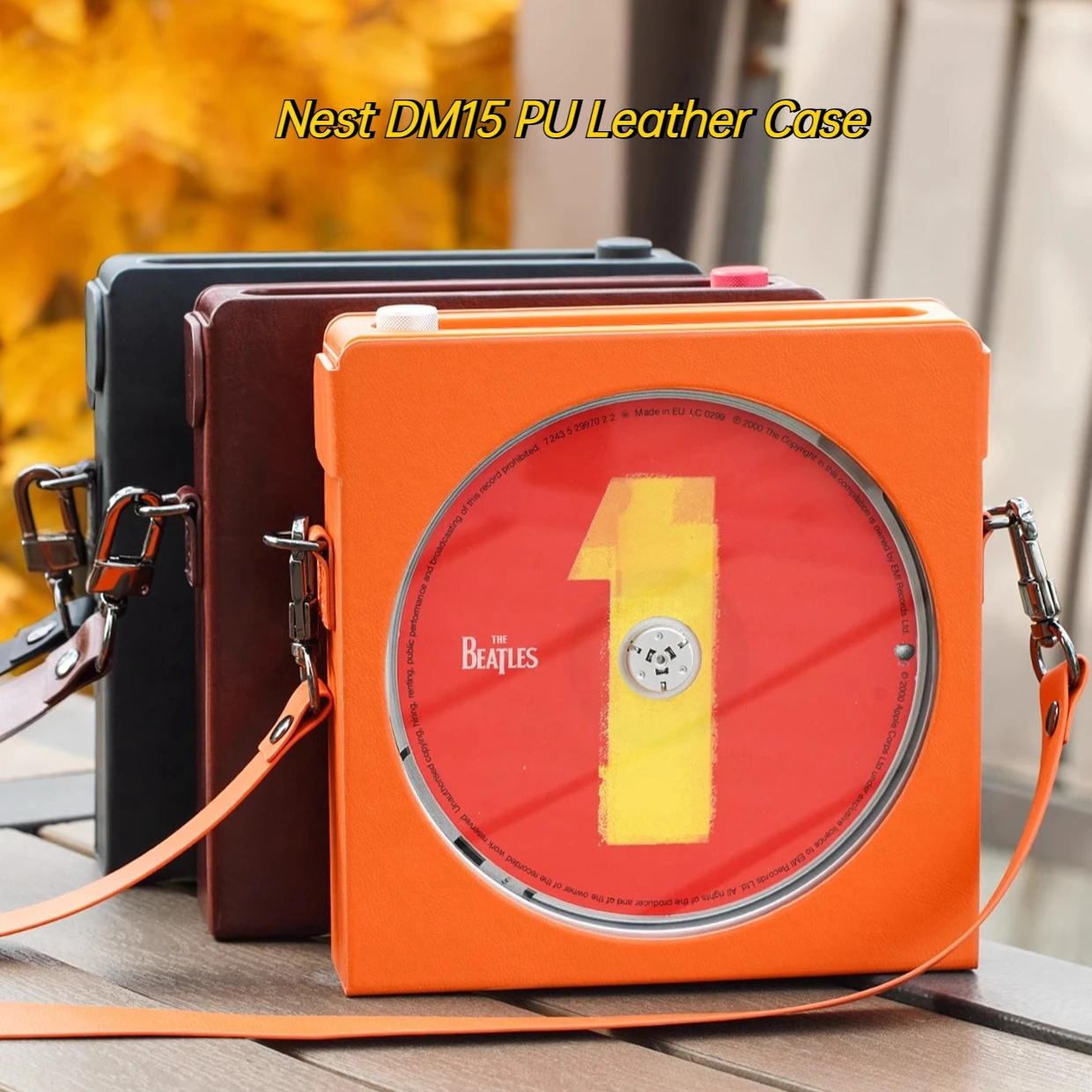 FiiO Nest DM15 PU Leather Case Anti Slip and Wear-resistant Personalize Style CD Player Delicate  Comprehensive Protection Case