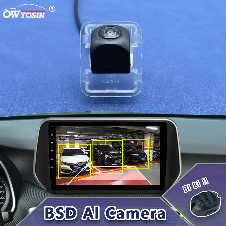 

ADAS AHD 1080P AI Car Vehicle View Camera For Buick GL8 2012 2013 Original Reserved Hole BSD Blind Spot Radar Alarm Monitor