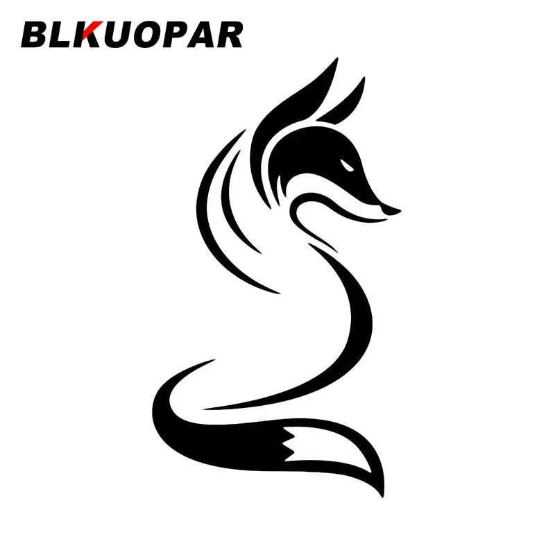 

BLKUOPAR Tribal Fox Animals Vector Car Stickers Personality Scratch Proof Decal Creative Caravan Refrigerator Vinyl Car Wrap