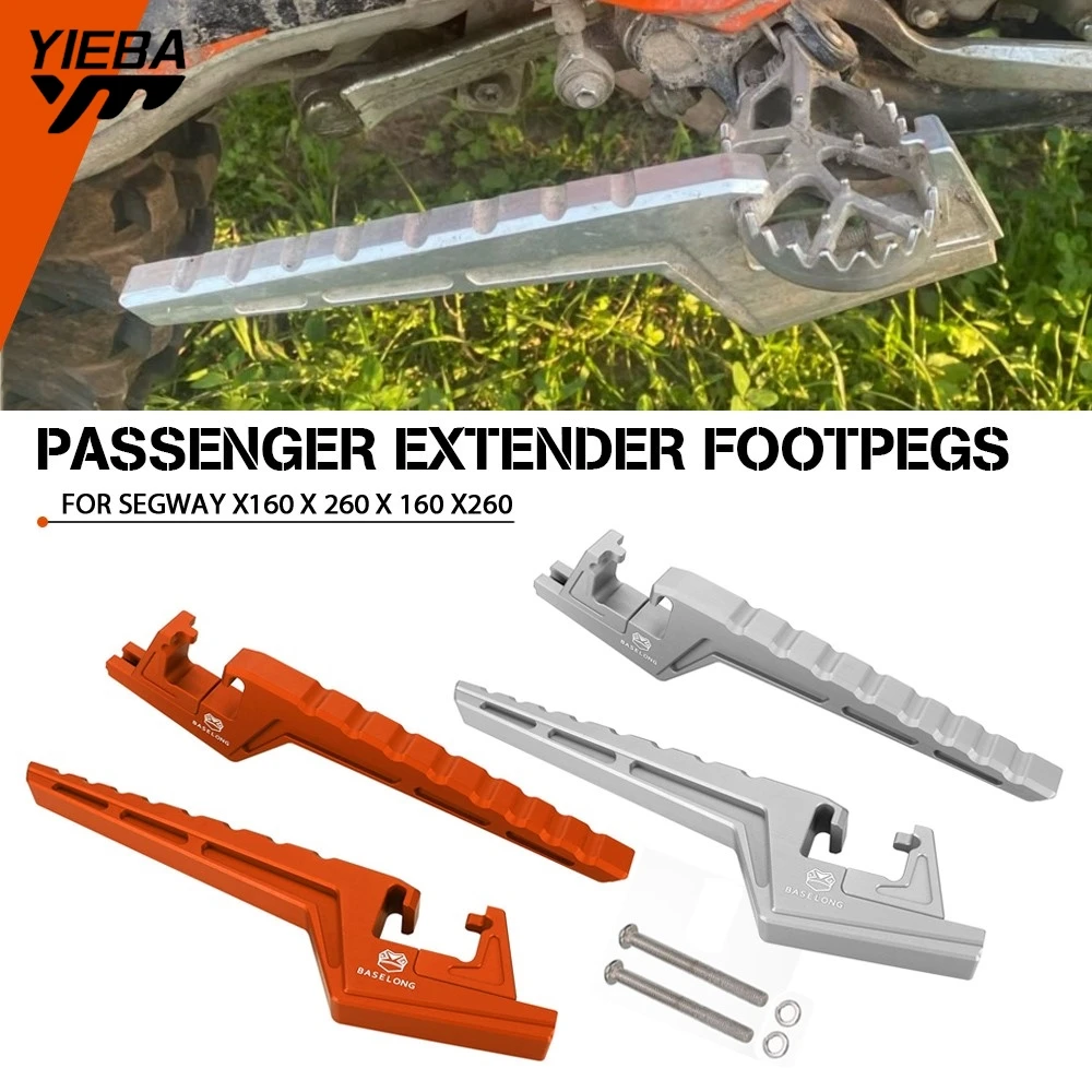 Foot Pegs For Segway X160 X 260 X 160 X260 Motocross Dirt Bike Off-Road Motorcycle Passenger Footpegs Extensions Accessories