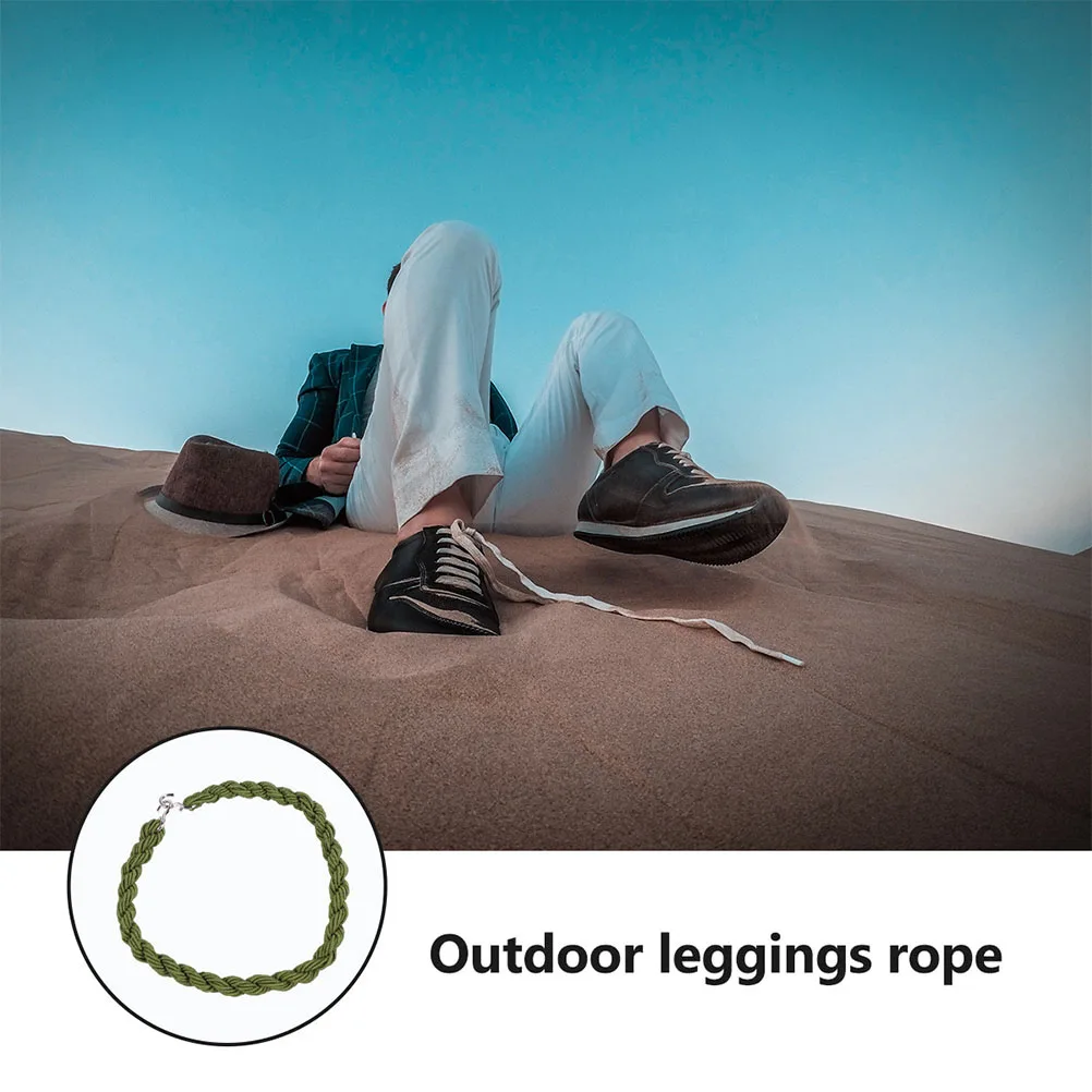 

Pant Leg Straps Elastic Band Bungee Cords Green Rope Camping Leggings Cycling Accessories Boot Blousing Trouser Strap