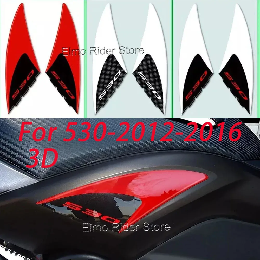 

Motorcycle 3D Resin Protection Sticker Anti-scratch Waterproof Decal Sticker For YAMAHA TMAX 530 2012-2016