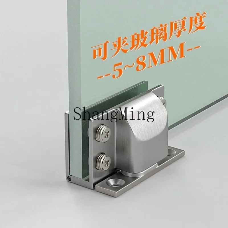 

CLL Glass Door Special Hinge Hydraulic Cushion Stainless Steel Frameless Glass Door Clamp Hinge Daquan Cabinet