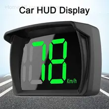 자동차 HUD GPS 속도계 MPH 디지털 헤드업 디스플레이 대형 LED 글꼴 트럭 SUV 오토바이 범용 액세서리