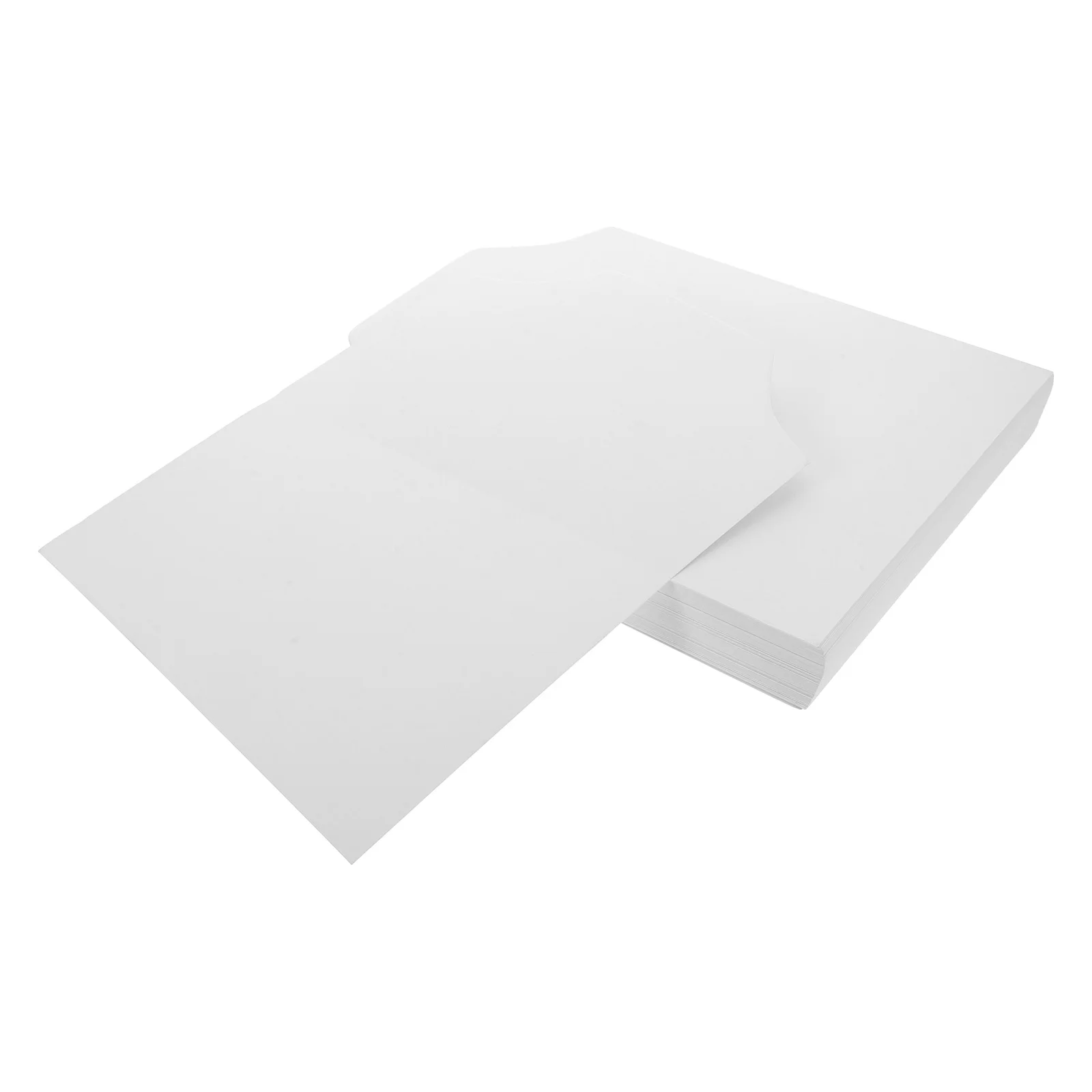 

100Pcs White Double-Sided Cardboard Shirt Form for Packaging Clothes Folding Support T Shirts Shirt Inserts Cardboard Sheets