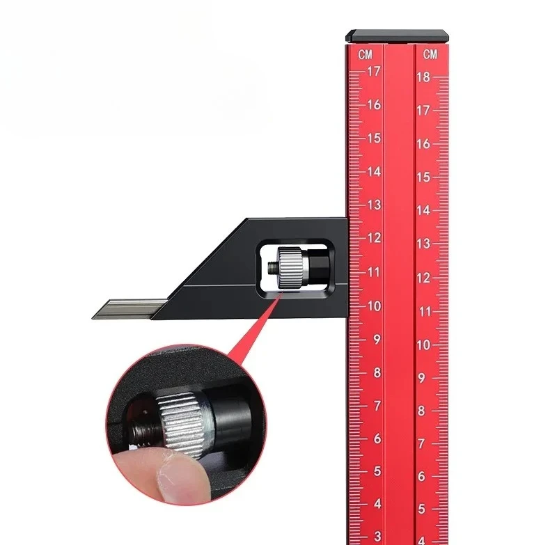 Metric Imperial Machining Height Gauge Multi-purpose Depth Ruler Applied To Milling ,Woodworking Saw Adjustment Tool