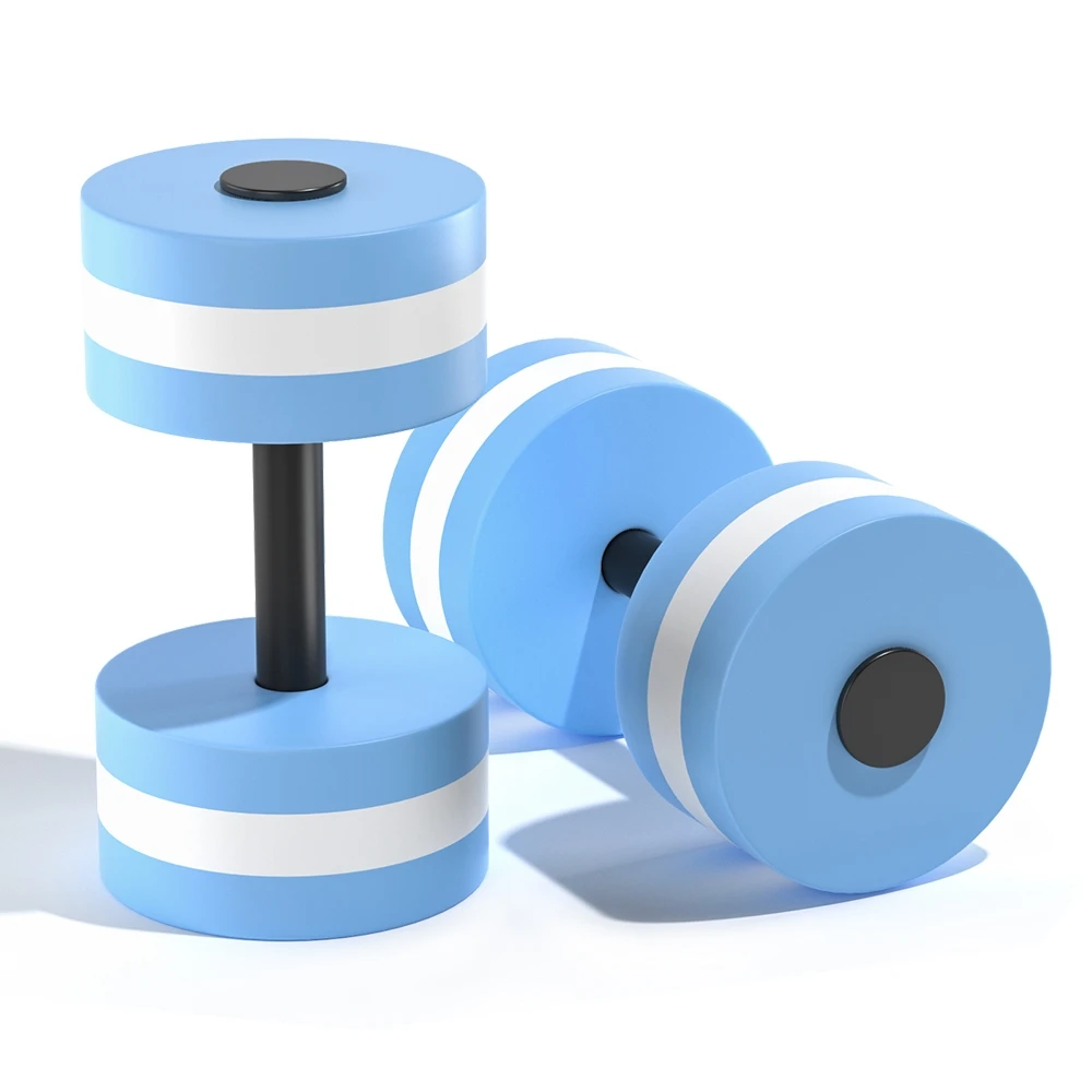 Water Aerobics Exercise Fitness Water Dumbbells Dumbbell Set Aqua Dumbbell EVA Float Barbell for Poolpromote sales
