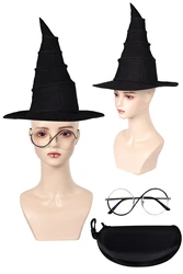 Wholesale Elphaba Witch Hat Glasses 2024 Movie Cosplay Role Play Costume Accessories Cap Women Roleplay Fantasia Prop Female