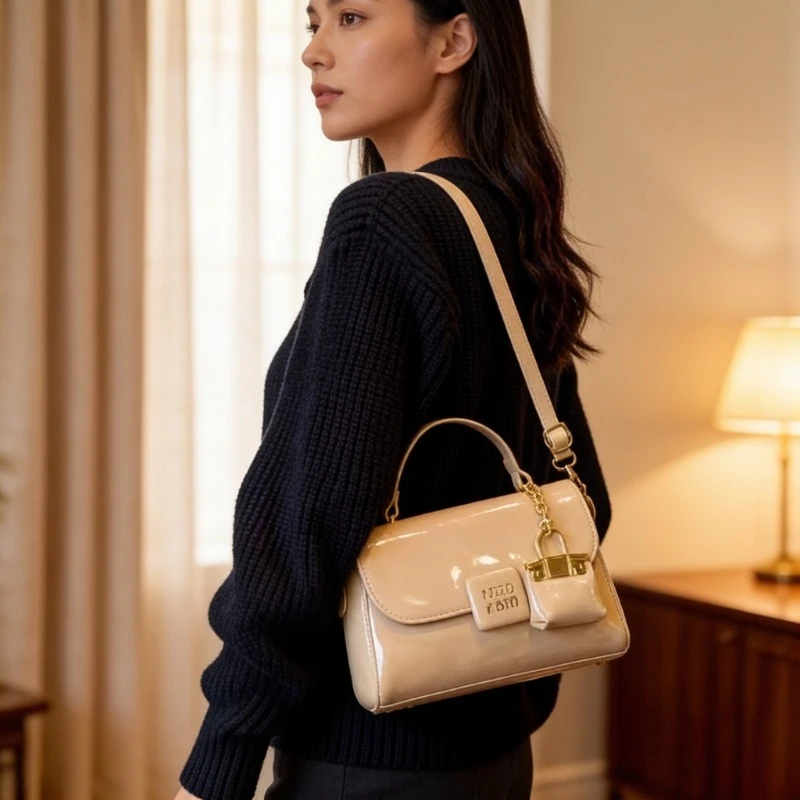 Elegant Retro Designer Diaper Bag: Luxury Crossbody Handbag For Women With Unique Style And Large Capacity Messenger Tote