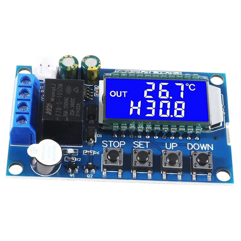 XY-T01 DC 6-30V 24V Electronic Temperature Controller Module -50°C To 110°C Digital Temperature Control Switch Board