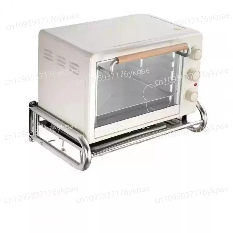 Microwave Rack – Wall-Mounted, Heavy-Duty Stainless Steel Kitchen Oven Shelf, Wall-Mounted