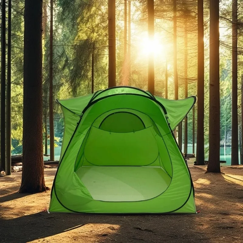 Wind Valley Outdoor Camping Good Quality 3-4 Man Automatic Pop Up Tent