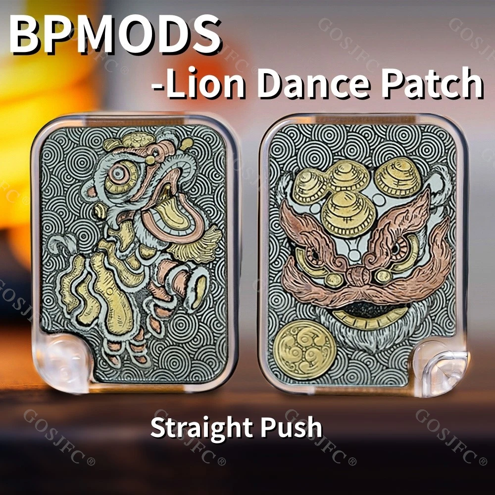 

BPMODS нашивка для танца льва, прямой слайдер из ПММА, игрушки для взрослых, гаджеты для облегчения тревоги, патчи для лазерной гравировки