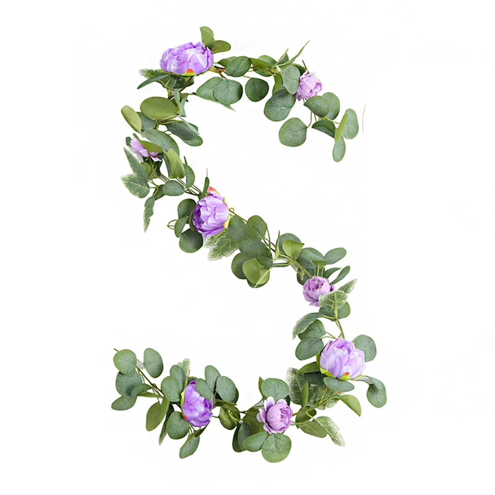 Festive Events Air Conditioning Pipe Cover Artificial Flower Vine Decor Figure Artificial Flower Vine Home Decoration