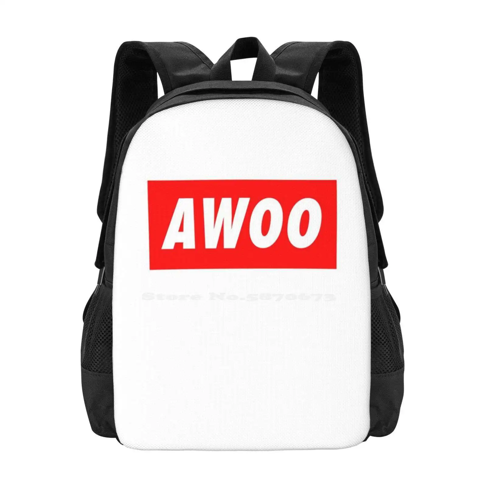 

Awoo Pattern Design Рюкзак Школьные сумки Furry Fandom Legalize Awoo Gay Super