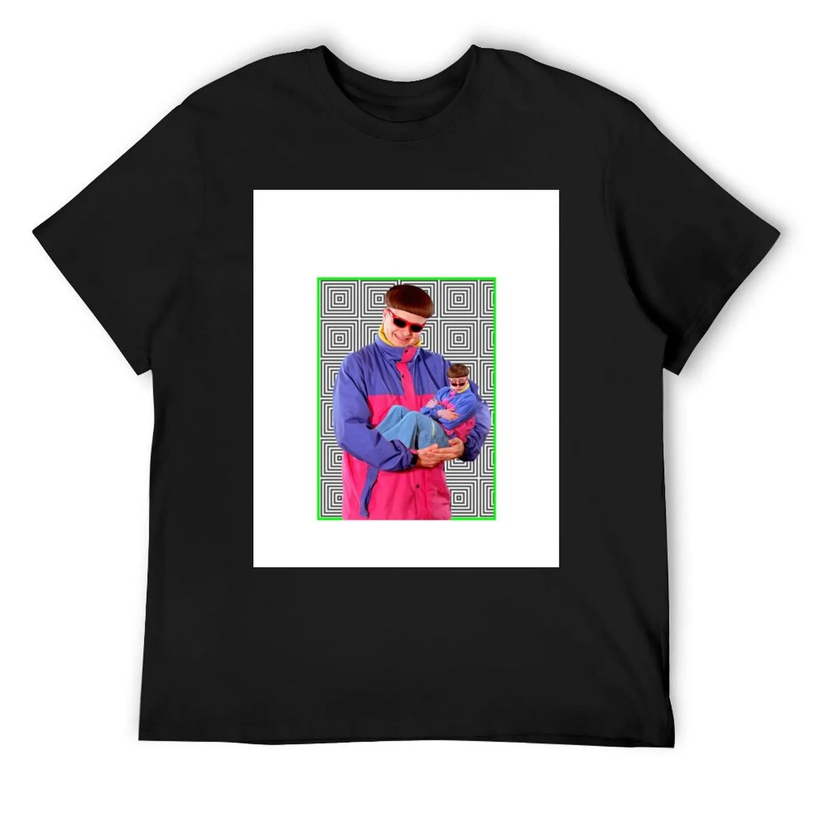 

Oliver Tree baby with Oliver Tree father T-Shirt oversized t shirt funny shirt cotton men graphic t shirts