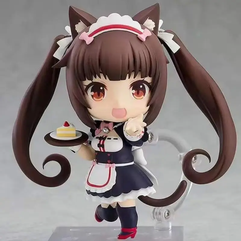 1238 1248 Nekopara Nendoroid Anime Chocolat Vanilla Cute 10cm Articulated Action Figures Collectible Model Doll Trendy Toys Gift view 2