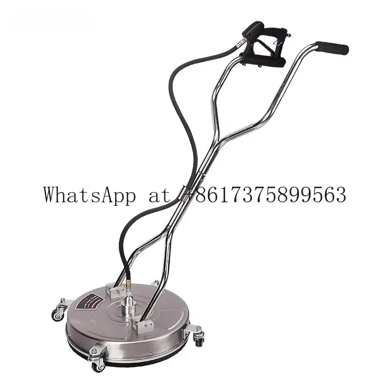 18 Inch High Pressure Surface Cleaner Push Wash Technology 4000 PSI Stainless Steel Industrial