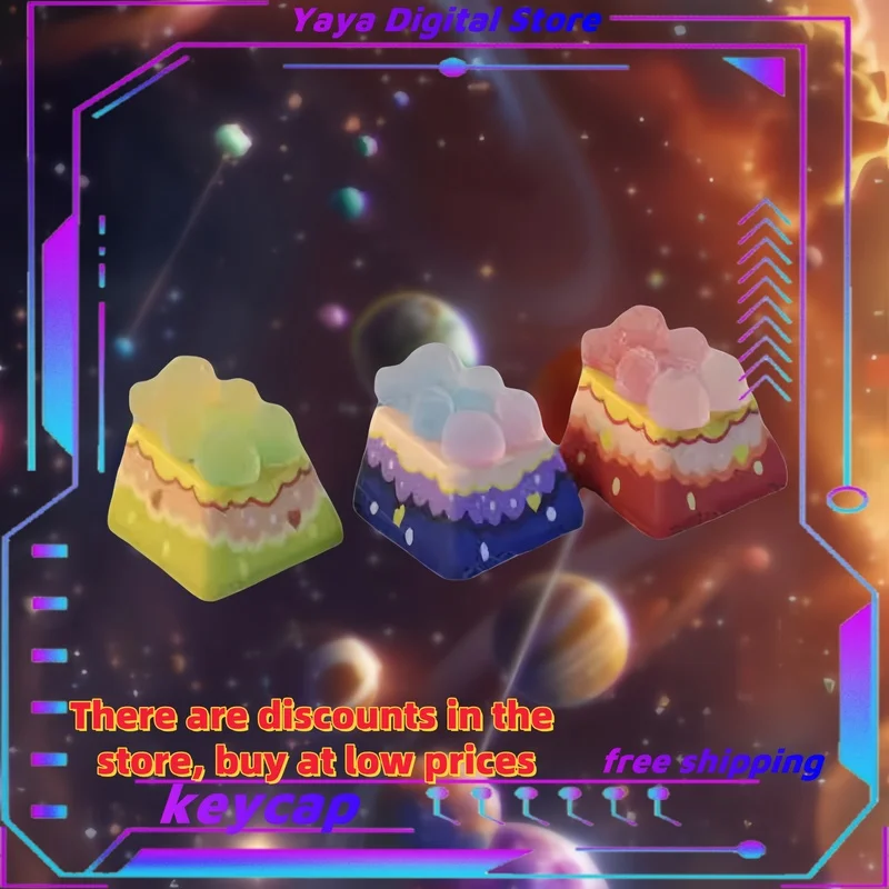 

Candy Bear Series Single Keycap Game Keycap Original Profile Mechanical Keyboard Cross Axis Personalized Decoration Holiday Gift