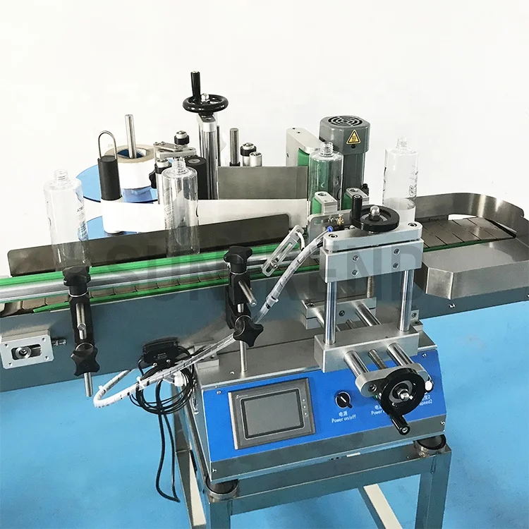 Cost-Effective Tabletop Automatic Round Glass Wine Bottle And Jar Labeler