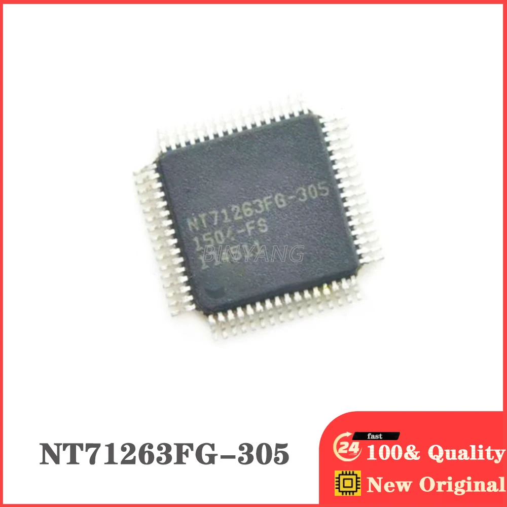 (10piece) 100%  NT71263FG-305  NT71263FG  QFP-64  New Original Stock IC Electronic Components