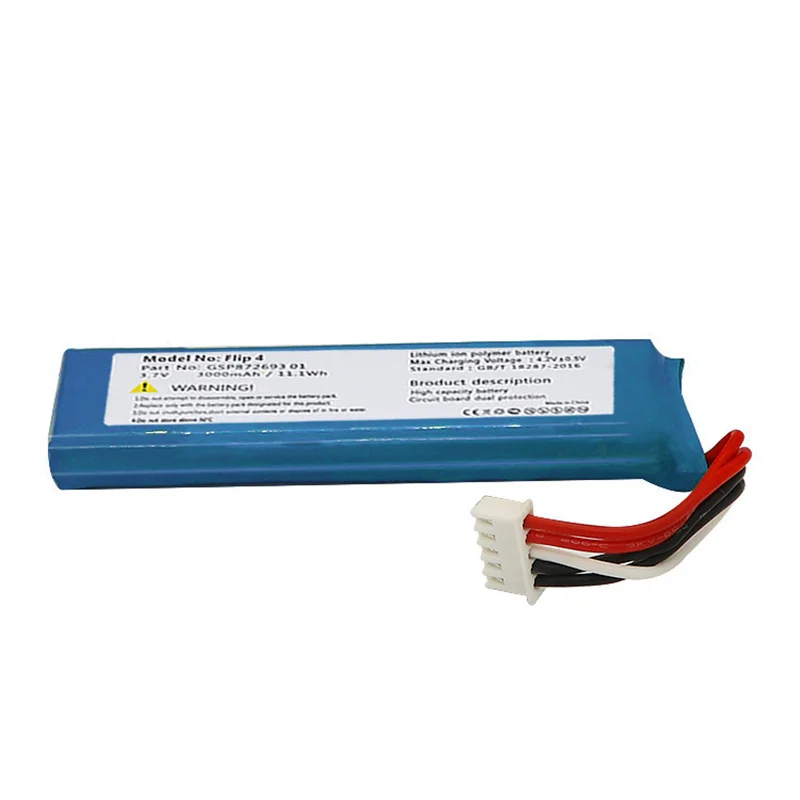 3.7V 3000mAh Bateria GSP872693 01 + narzędzia do Bateria JBL Flip4 z klapką 4 wydanie specjalne Bluetooth Audio baterii