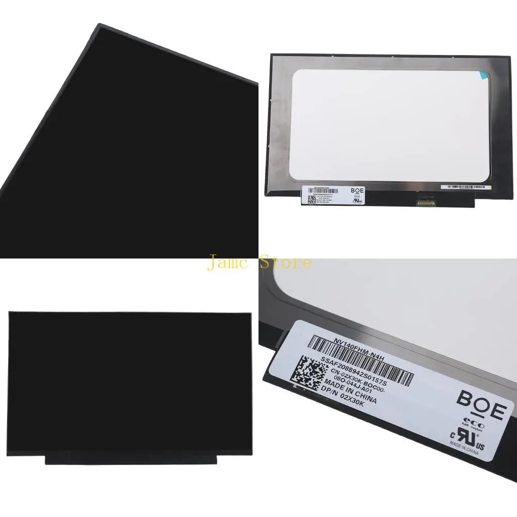 LX0B Original 14'' NV140FHM-N4H Laptop LCD Screen IPS LED 1920X1080P LP140WF7 SPC1 N140HCA-EBA NV140FHM Display Panel 30Pins