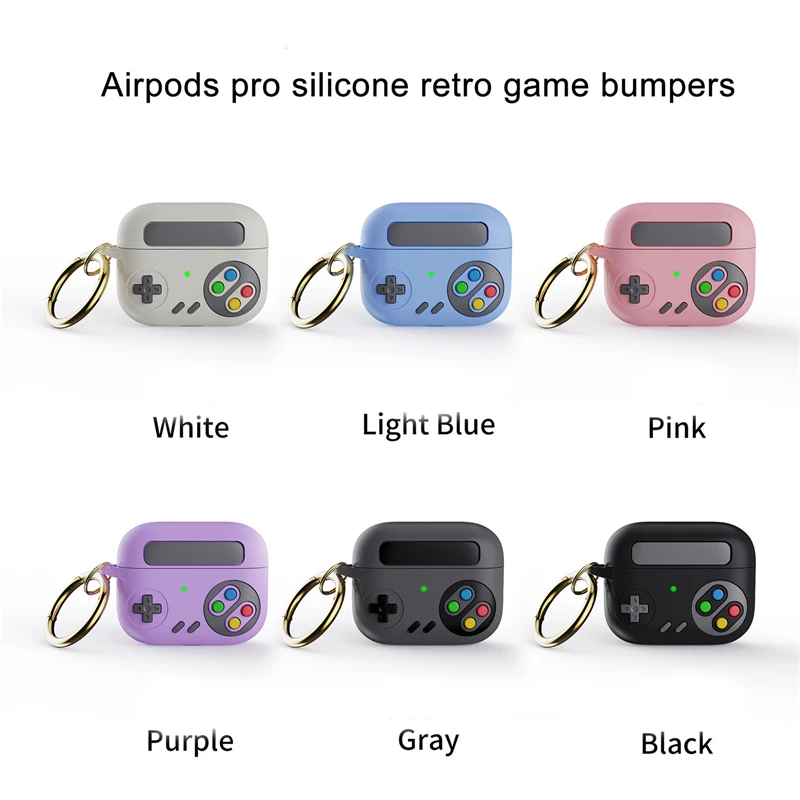 Disney AirPods Pro/Pro 2 Silicon Retro Game Protective Case For Apple Aripods 1/2/3 Generation Bluetooth Headphone Soft Case