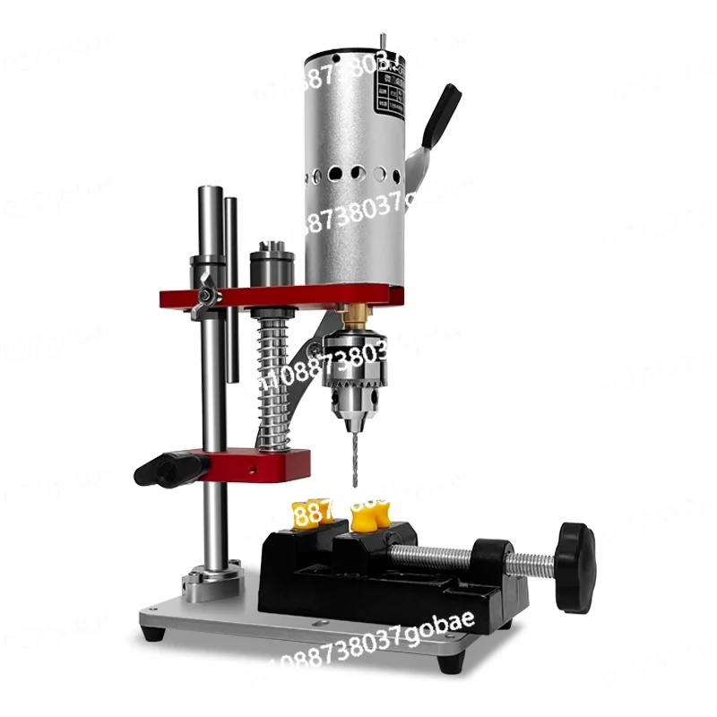 

Mini Drill Press DC Micro Bench Drill B10 0.6-6mm Chuck Portable Benchtop Driller 775 Motor Metal Wooden DIY Crafts Tool