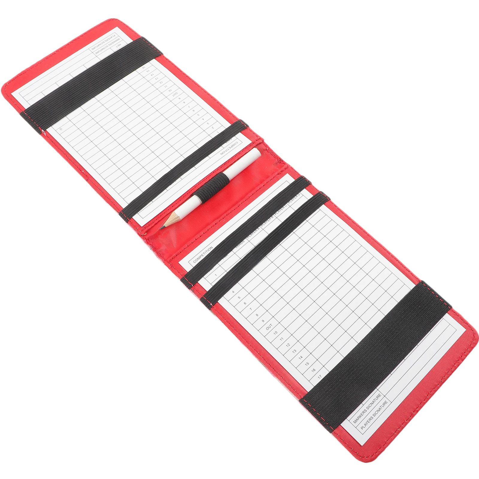 

s Golf Scorebook Lightweight Portable Notepad Accessories Oxford Cloth Keeping Golfs Balls Scorebook Stylish Durable