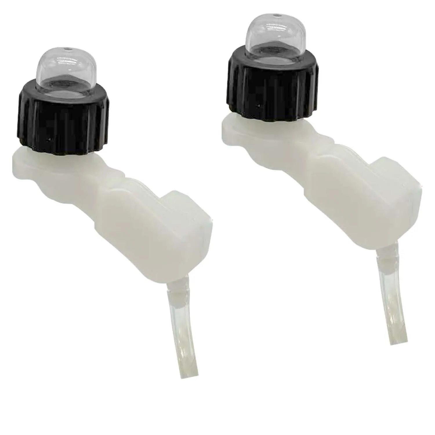 2 Stück Ersatz-Ölbehälter für elektrische Kettensägen, 4 und 6 Zoll, ABS, 36x55mm, tragbarer Ölbehälter, weiß, Ersatzteil