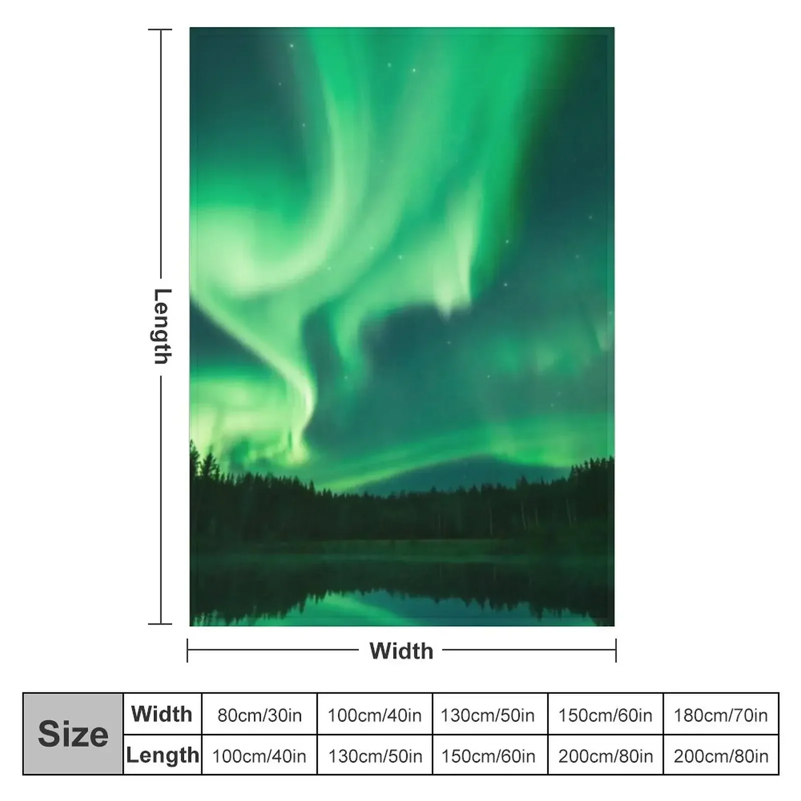 Northern lights Throw Blanket Hair Winter beds funny gift Blankets