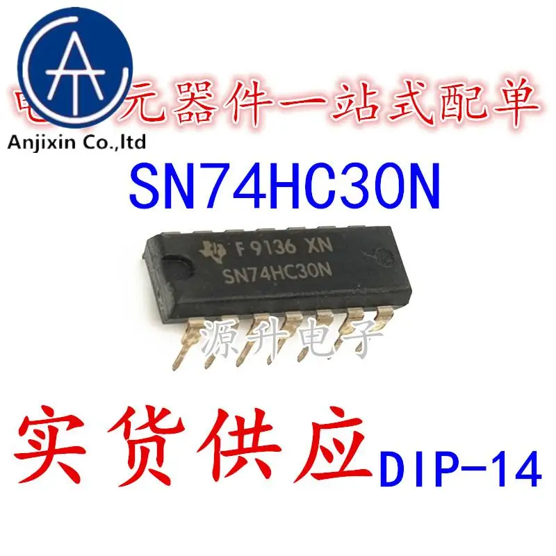 20Pcs 100% Originele Nieuwe SN74HC30N 74HC30N Logic Ic Chip Rechte Plug Dip-14