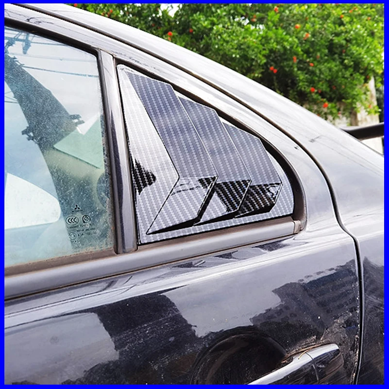 

Car Styling For Mitsubishi Lancer EX X Evo 2008-2018 Rear Window Shutter Louver Vent Trim Cover Auto Accessories