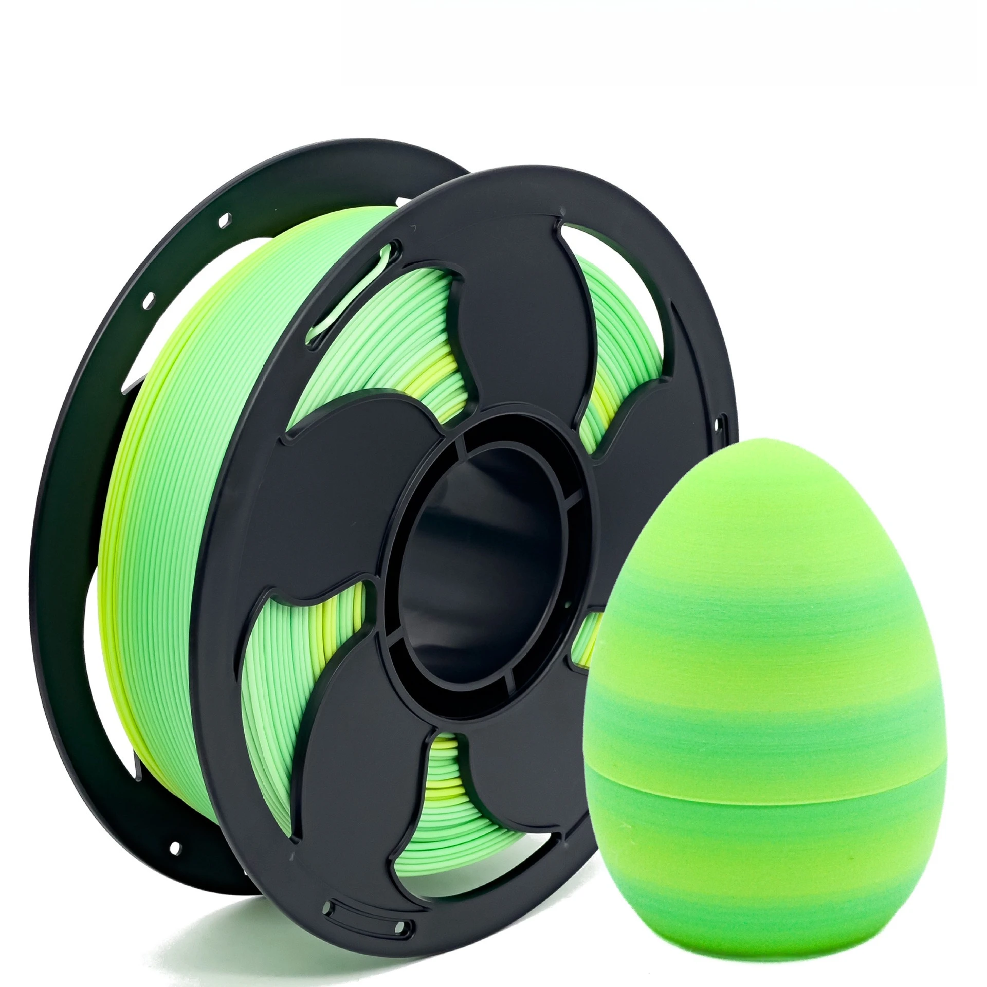 

Matte Rainbow PLA 3D Printer Filament 1.75mm 1KG Dual Color Gradient PLA Material Smooth Matte Finish Easy Printing No Tangle