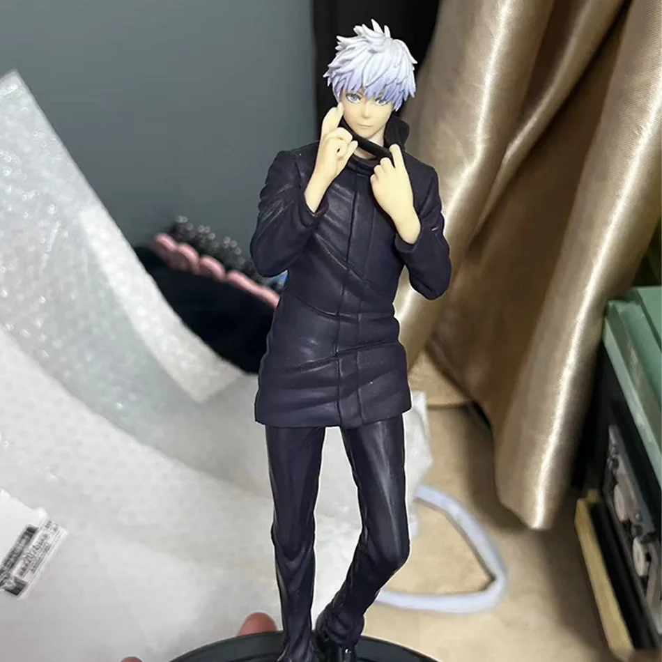 19cm Jujutsu Kaisen Anime-Figur Gojo Satoru Anime-Statue PVC-Actionfigur Sammlermodell Spielzeug Ornament Puppe – Detail 9
