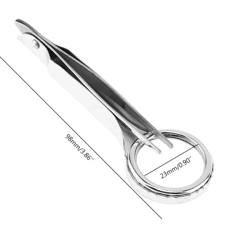 10X pinzette portatili lente d'ingrandimento lente d'ingrandimento portatile in acciaio inossidabile pinzette di precisione lente d'ingrandimento ottica