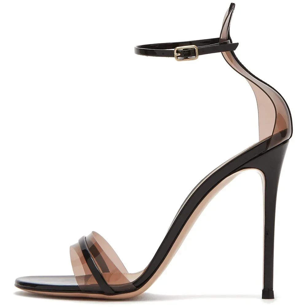 【Measure Your Feet Length Before Order】Luxury Designer Women Stiletto High Heel Ankle Strap Sandal Sexy Dress Lady Shoe 7-I-SL-1