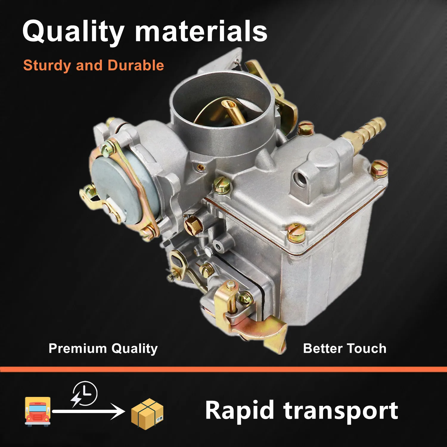 المكربن 30/31 Pict-3 المكربن مع موزع منفذ واحد متوافق مع VW Beetle Ghia 113129029A 027H117510E