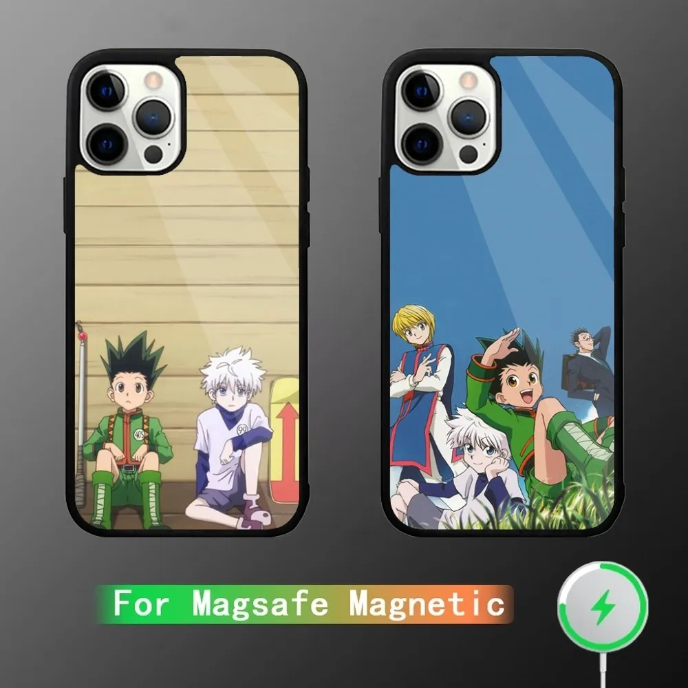 Anime Hunter x Hunter Killua Phone Case For iPhone 15,14,13,12,11,Plus,Pro,Max Mini Magsafe Magnetic Wireless Charging