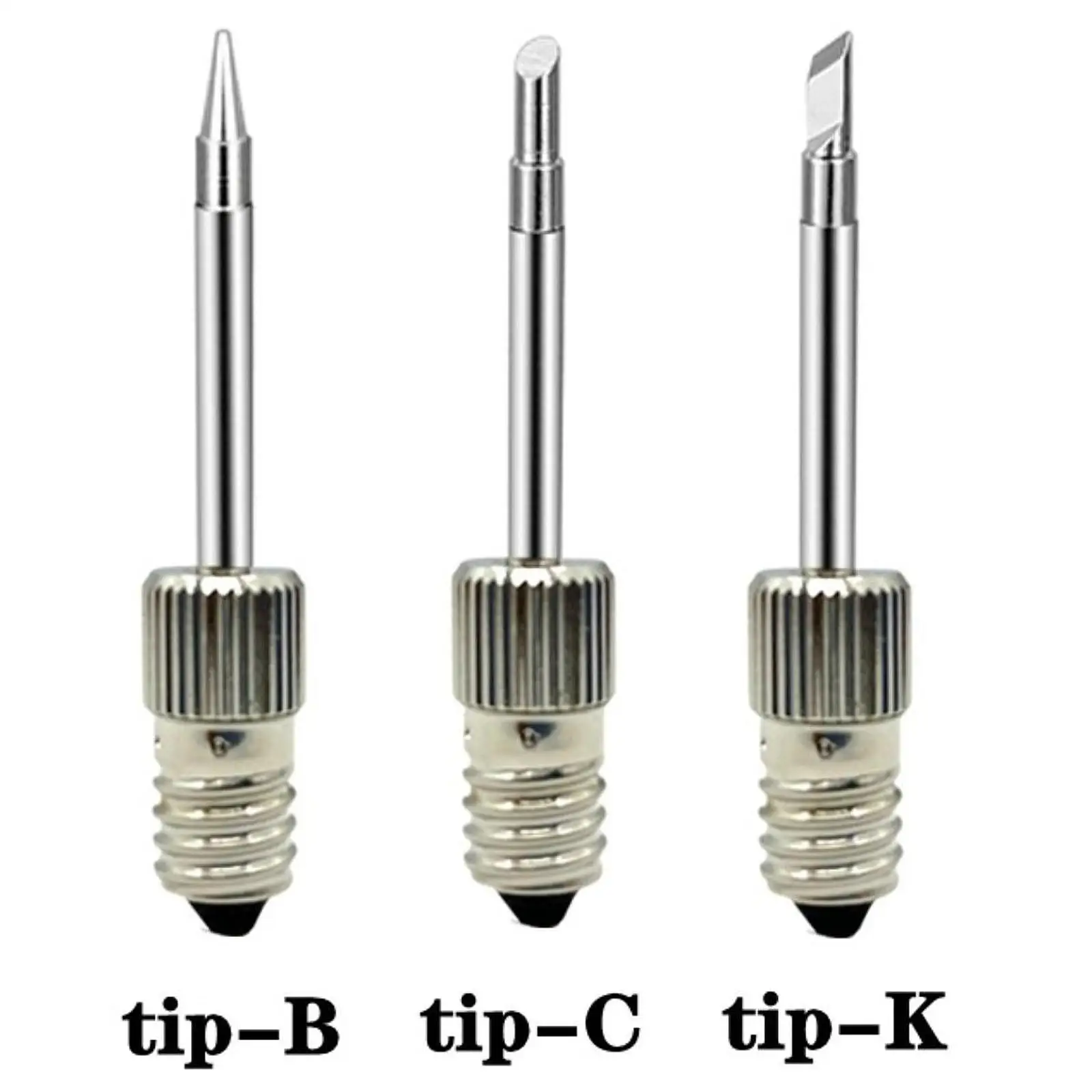 Soldering Iron Tip Kit 6 Pieces Copper Easy Install Accessories for Soldering Equipment and Repair Tasks