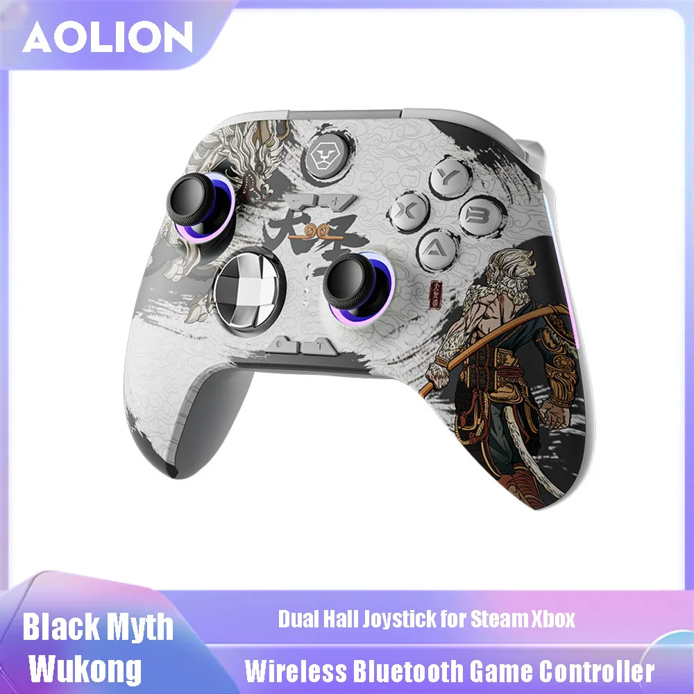 Aolion Black Myth Wukong Game Controller Dual Hall Joystick Dasheng Gamepad Wireless Bluetooth Esport Game Handle for Steam Xbox