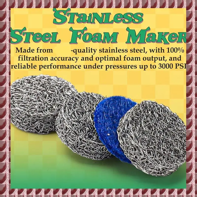 

A95G Cannon Nozzle Kit Forfoam Cannon Replacement Threaded Nozzle Tip Andmesh Filter Withcleaning Tool B