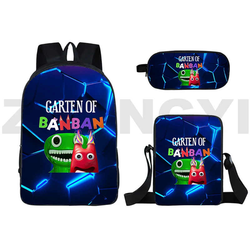 

New Design Game Garten of BanBan 2 Backpacks College School Bag for Teenage Girl 3D Waterproof Nylon Women Backpack Mens Bookbag