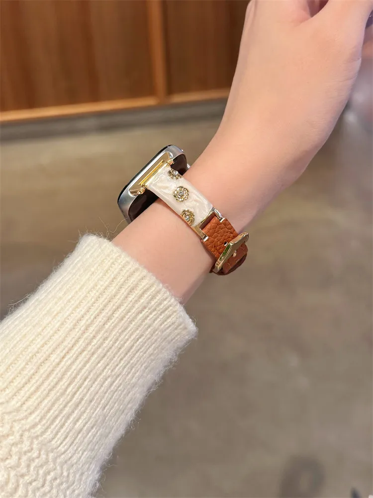 

Металлическая вставка-капелька подходит для ремешков HW Watch Fit3/Fit4 и ремешков HW Band 8/9/10NFC ручной работы