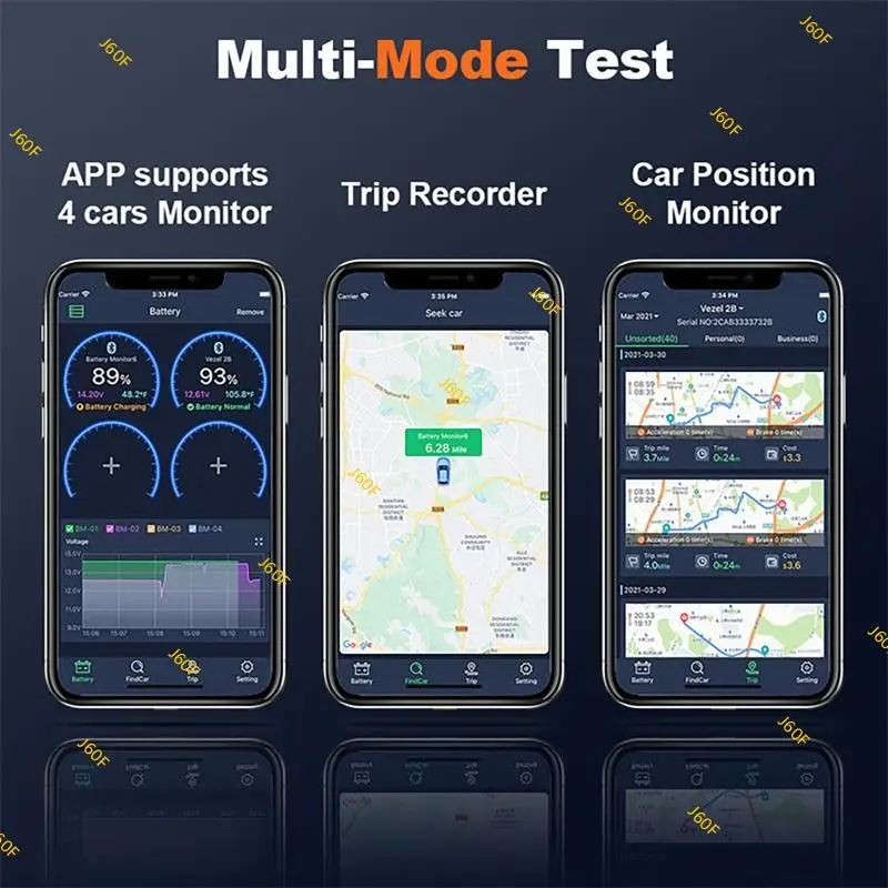 

J60F Анализаторы батареи транспортного средства.